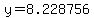 y+=+8.228756