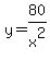 y+=+80%2Fx%5E2