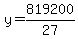 y+=+819200%2F27