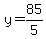 y+=+85%2F5