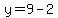 y+=+9+-+2