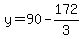 y+=+90+-+172%2F3