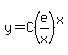 y+=+C%28e%2Fx%29%5Ex