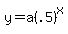 y+=+a%28.5%29%5Ex