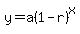 y+=+a%281+-+r%29%5Ex