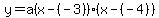 y+=+a%28x-%28-3%29%29%28x-%28-4%29%29