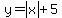 y+=+abs%28x%29%2B5