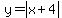 y+=+abs%28x%2B4%29