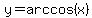 y+=+arccos%28x%29