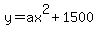 y+=+ax%5E2%2B1500