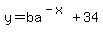 y+=+ba%5E%28-x%29%2B34