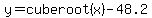 y+=+cuberoot%28x%29+-48.2