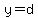 y+=+d