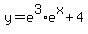 y+=+e%5E3%2Ae%5Ex+%2B+4