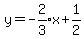 y+=+expr%28-2%2F3%29x%2B1%2F2