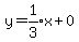 y+=+expr%281%2F3%29x%2B0