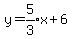 y+=+expr%285%2F3%29x%2B6