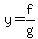 y+=+f%2Fg