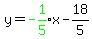 y+=+green%28-1%2F5%29x++-+18%2F5%29