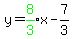 y+=+green%288%2F3%29x++-+7%2F3