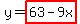 y+=+highlight%2863-9x%29