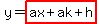 y+=+highlight%28ax%2Bak%2Bh%29