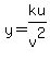 y+=+ku%2Fv%5E2