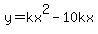 y+=+kx%5E2-10kx
