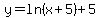 y+=+ln%28x%2B5%29%2B5+