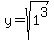 y+=+sqrt%281%5E3%29+