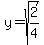 y+=+sqrt%282%2F4%29