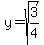 y+=+sqrt%283%2F4%29