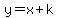 y+=+x%2Bk