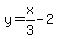 y+=+x%2F3+-+2+