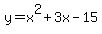 y+=+x%5E2%2B3x-15+