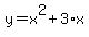 y+=+x%5E2+%2B+3%2Ax