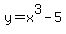 y+=+x%5E3+-+5