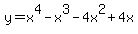 y+=+x%5E4+-+x%5E3+-+4x%5E2+%2B+4x
