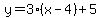 y+=3%28x-4%29%2B5