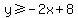 y+%3E=+-2x+%2B+8