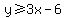 y+%3E=+3x+-+6