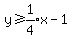 y+%3E=+expr%281%2F4%29x+-+1