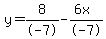 y++=++8%2F-7-%286x%29%2F-7