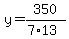 y++=+350+%2F%287%2A13%29