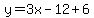 y++=+3x-12%2B6