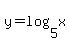 y++=+log%285%2C+x%29