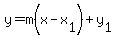 y++=+m%28x+-+x%5B1%5D%29%2By%5B1%5D
