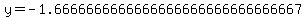 y++=-+1.6666666666666666666666666666667