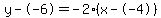 y+-+-+6+=+-+2%28x+-+-+4%29
