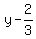 y+-+2%2F3%29